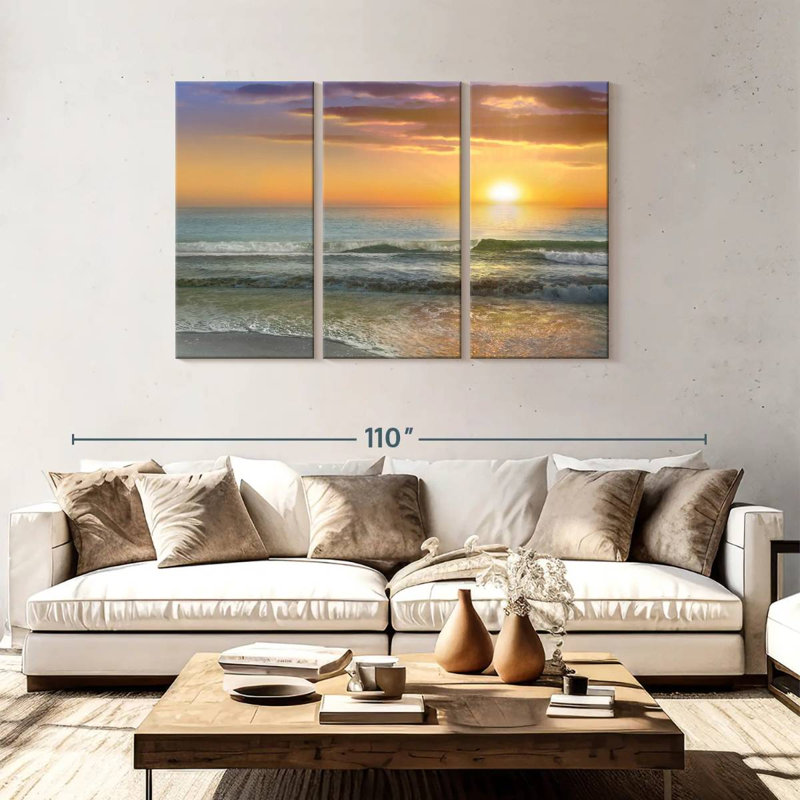 Gillard Dawn Rays, 48" H x 74" W