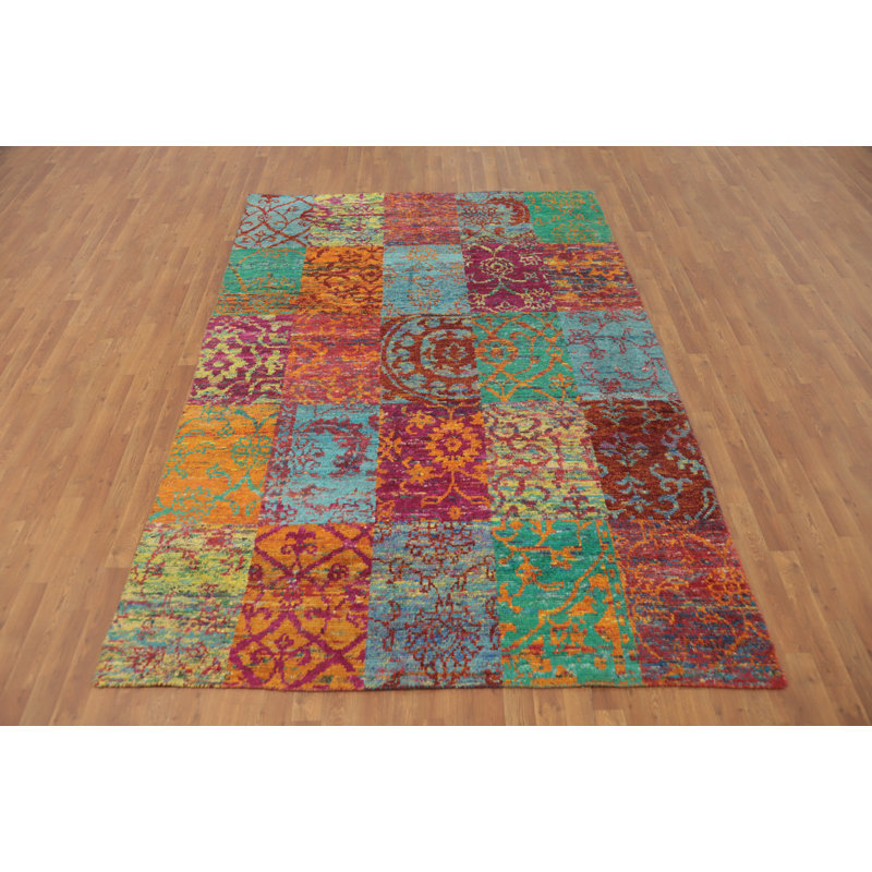 Tapis moderne patchwork 6 x 9