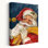 Père Noël sur fond bleu foncé - visages bleus de Noël bleu foncé