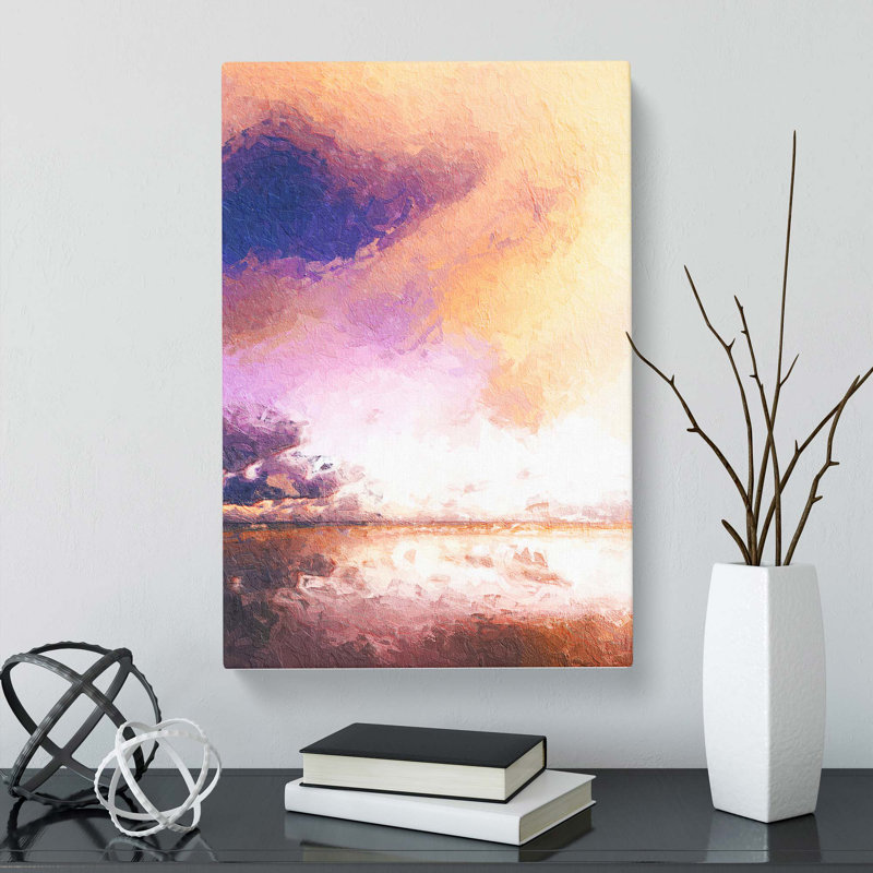 Clouds Over Alabama - Wrapped Canvas Painting, 50cm H x 35cm W x 3cm D