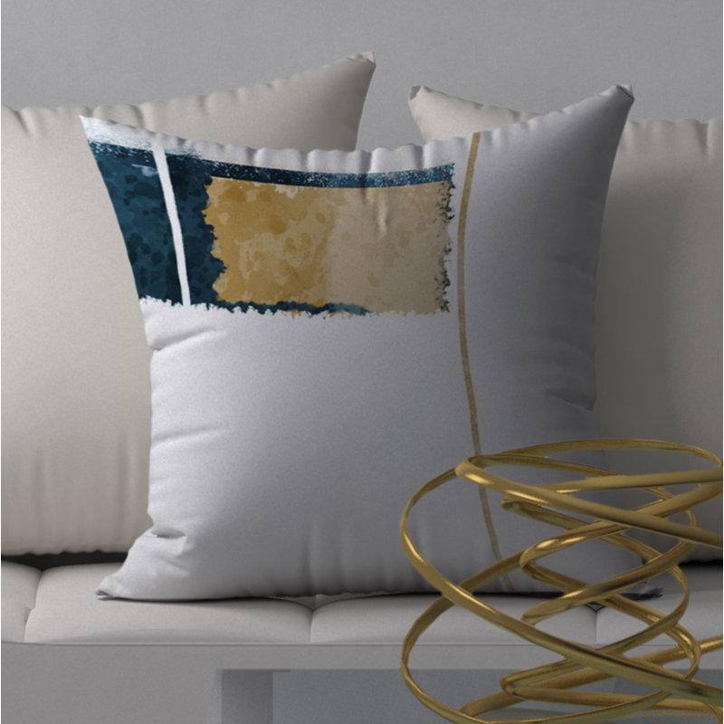 Housse de coussin carrée et bourre garantie, 20 po x 20 po
