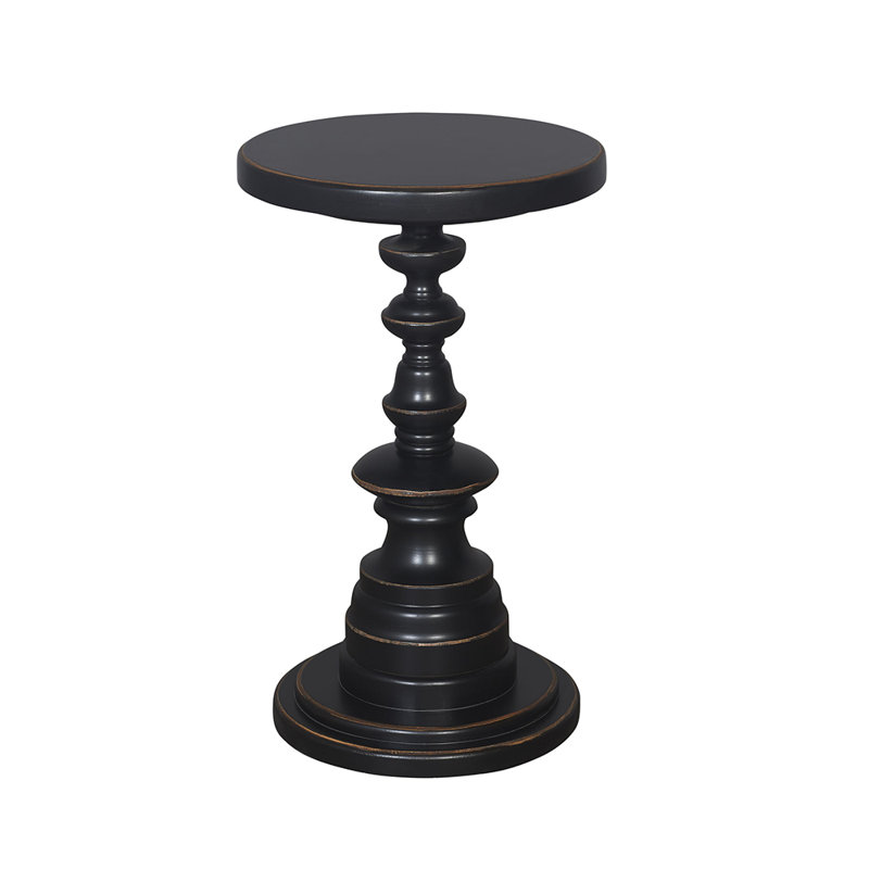 Albaugh Solid Wood Single Coffee Table, Black