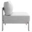 Ensemble de patio extérieur en aluminium 3 pièces Shore Sunbrella
