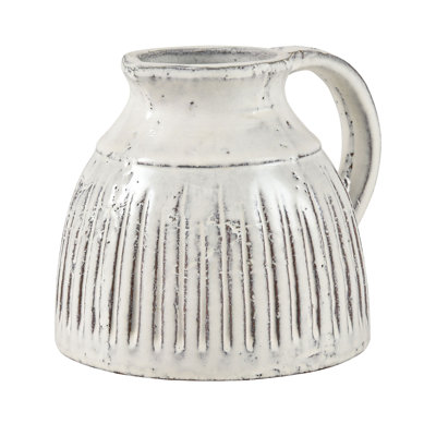 Muriel Pitcher - Small Aged White Glazed