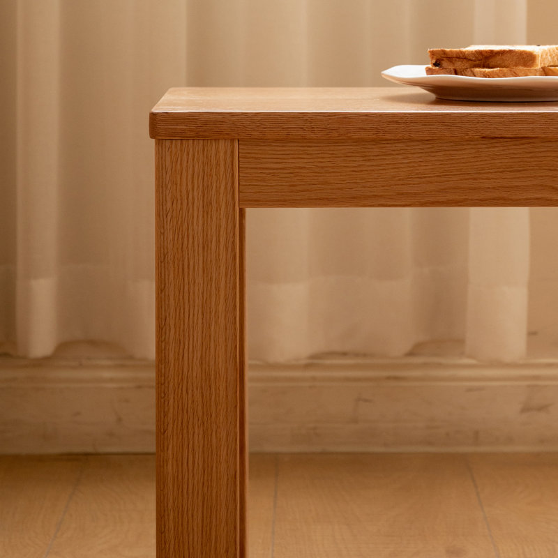 Banc de table en bois de chêne naturel pour salle à manger, Chêne