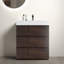 Meuble-lavabo de 30 po en noyer avec lavabo - Design moderne, rangement spacieux, lavabo blanc, noyer, option d'organisation, système de tiroir-959159052-959159053-959159043