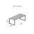 Leidesdorff 48" Solid Wood Rectangular Coffee Table with Scalloped Edges-136870208