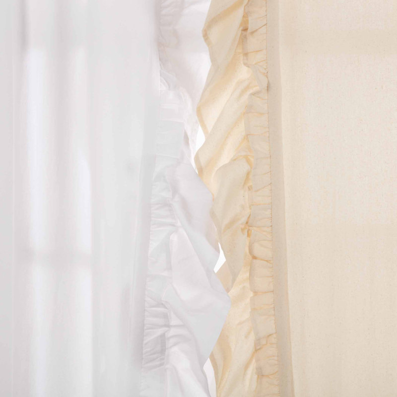 Grantville Cotton Window Valance, Natural Cream