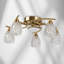 Burroughs 5 - Light Semi Flush Mount Ceiling Light Cut Glass for Low Ceilings-1361681060
