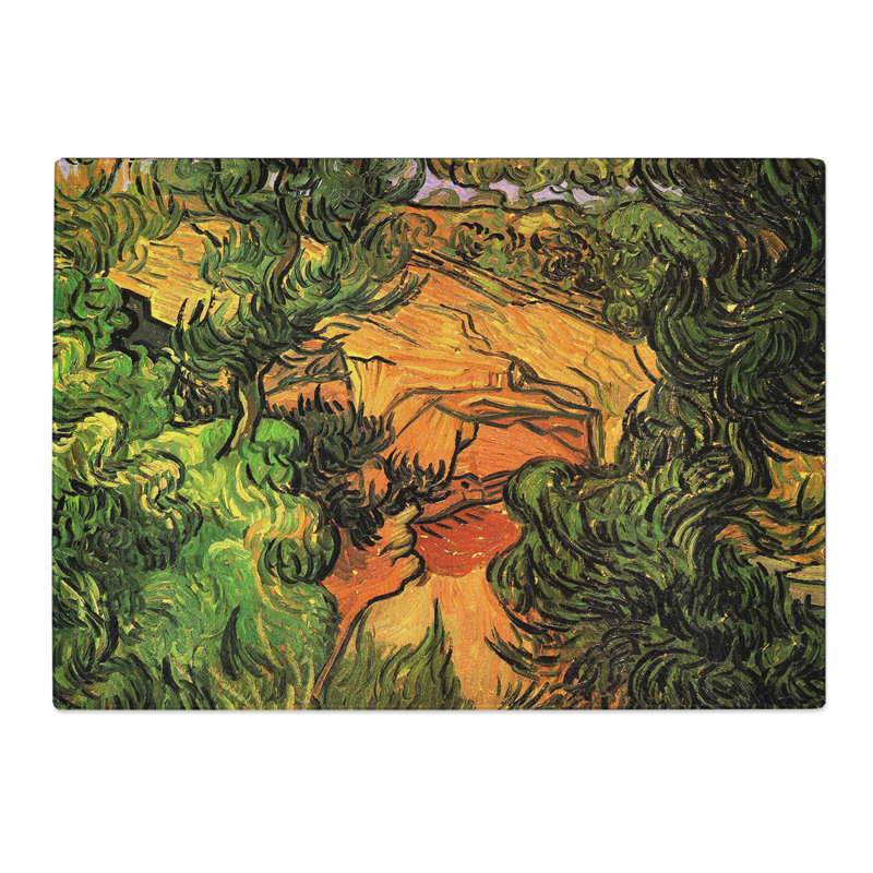 Entrance to a Quarry by Vincent Van Gogh Chopping Board, 20cm W x 28.5cm L
