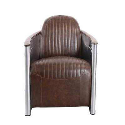 Monatuk Faux Leather Armchair