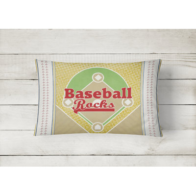 Baseball Rules Indoor/Outdoor Throw Pillow