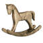 Ensemble de 6 pièces de décorations de cheval à bascule en bois vintage
