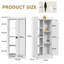 Engineered Wood Freestanding Linen Cabinet