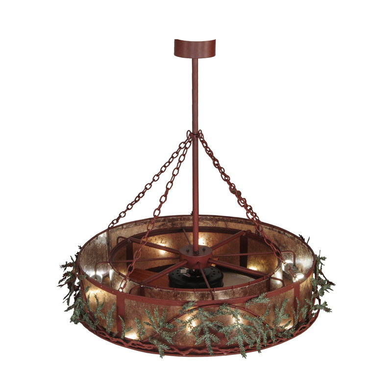 Rustic Lodge 12 - Light Chandelier