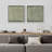 Geometric Abstract Line Minimalist - Framed Canvas Master Bedroom Wall Art Work 2 Pieces Print-97923445-97923444-108572870