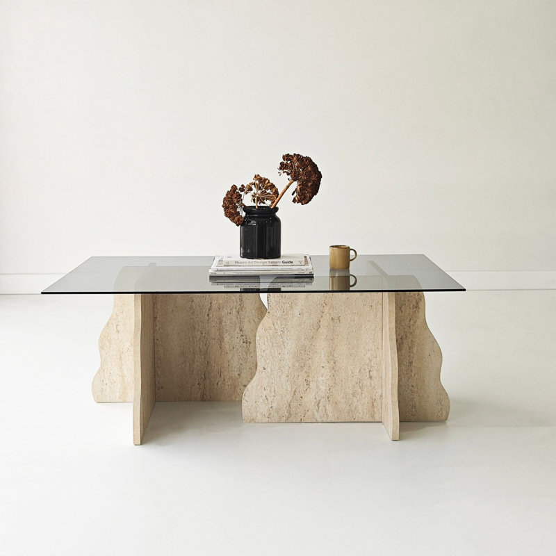 Table basse, Travertine
Fume