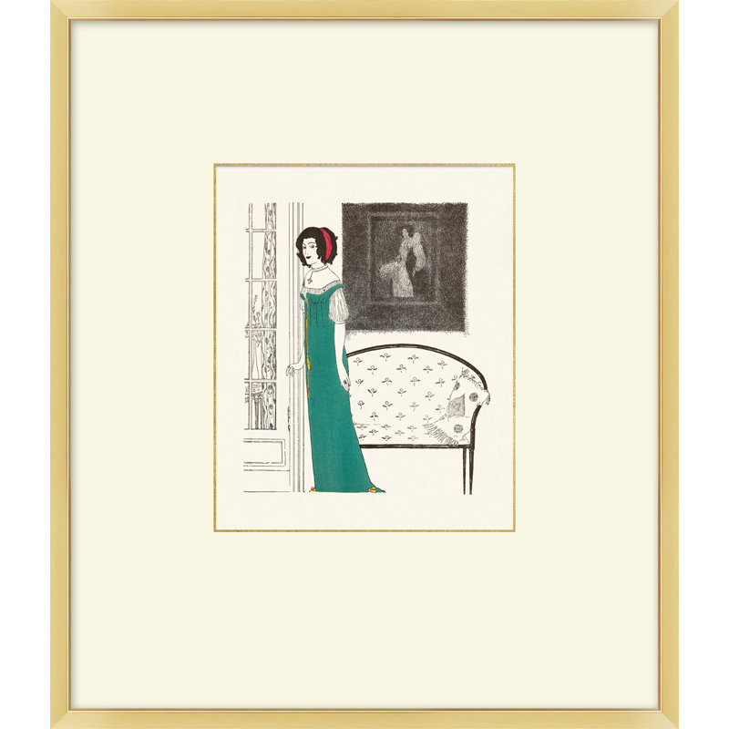 Nouveau Fashion Illustration 5 Painting