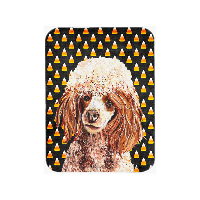 Planche à découper en verre caniche à trésors miniatures caroline Halloween Candy Corn