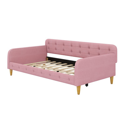 Upholstered Daybed With 4 Support Legs