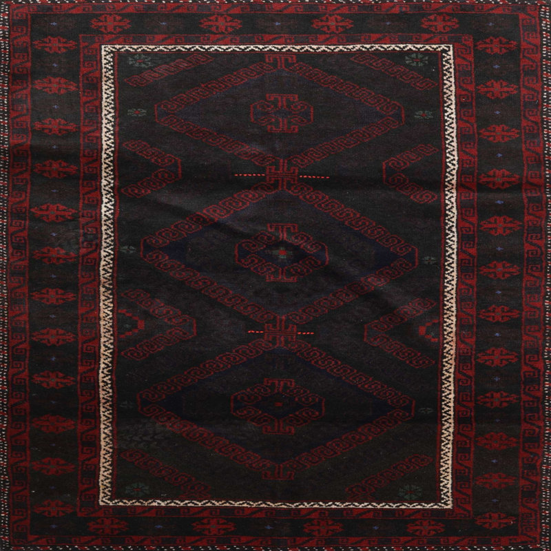 Oriental Indoor Rug, Square 6'