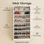 Range-chaussures haut réglable à 9 niveaux