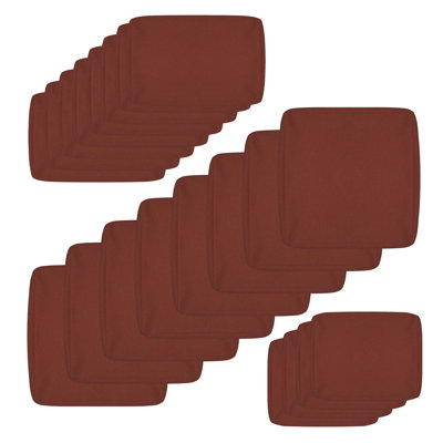 Housse de coussin d'extérieur de 4 pièces de 20 po Delain Hokku Designs