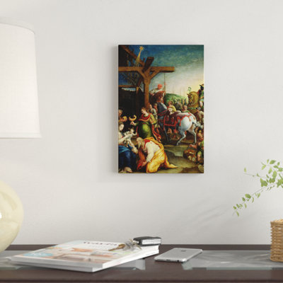 « the adoration of the magi, c. 1570-99 », reproduction d’impression sur toile tendue