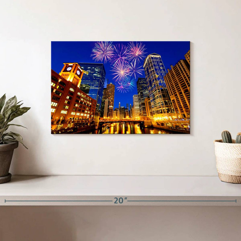 Kavia Chicago Sky Lights, 8" H x 12" W