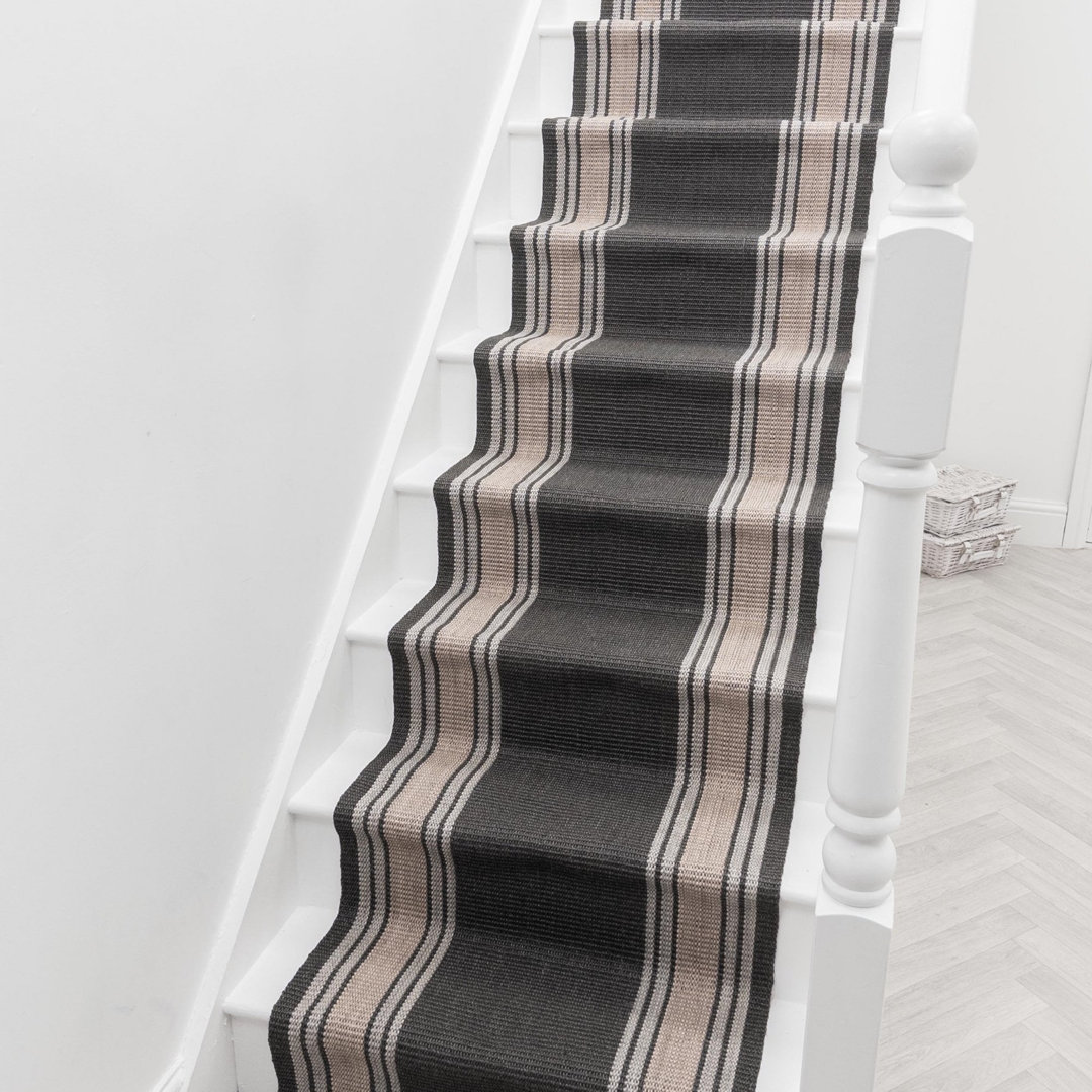 Morocco Rose Hint Water Stair Runner â Hardwearing, Non-Slip Natural Sisal Carpet for Stairs & Staircases, Multiple Lengths