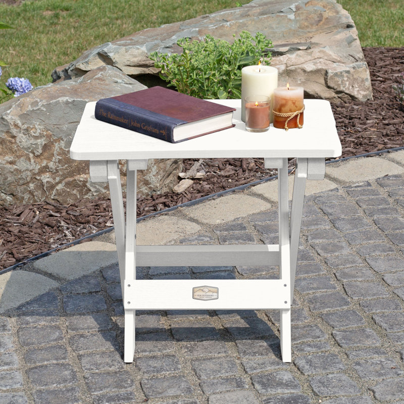 Table d'appoint pliante Newberg, Blanc