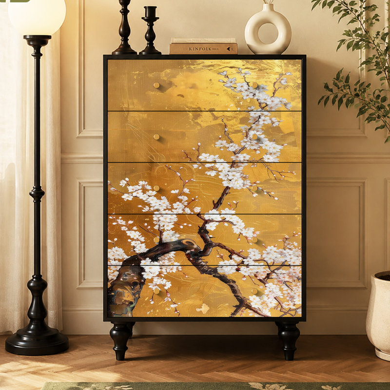 French Retro Minimalist Style Accent Chest