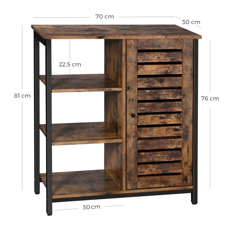 Bloom 70cm Sideboard, Rustic Brown