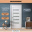 Prehung Interior Door, 5-Lite Small Frosted Glass Design, White Primed, Solid Core, With Jambs Kit, Hinges, And Pre-Drilled Lock & Hinge Holes-114001322-114001326-114001327