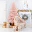 Sapin de Noël rose