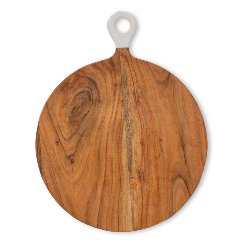 Plat de service en bois d'acacia Millwood Pines Tober