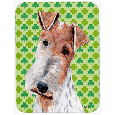 Planche à découper en verre st. patrick the caroline Shamrock Lucky Irish