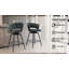 Tabouret de bar en cuir technique avec tabourets pivotants à 360 °, tabouret de bar rembourré, tabouret de bar et repose-pieds-1614766953-1614766954