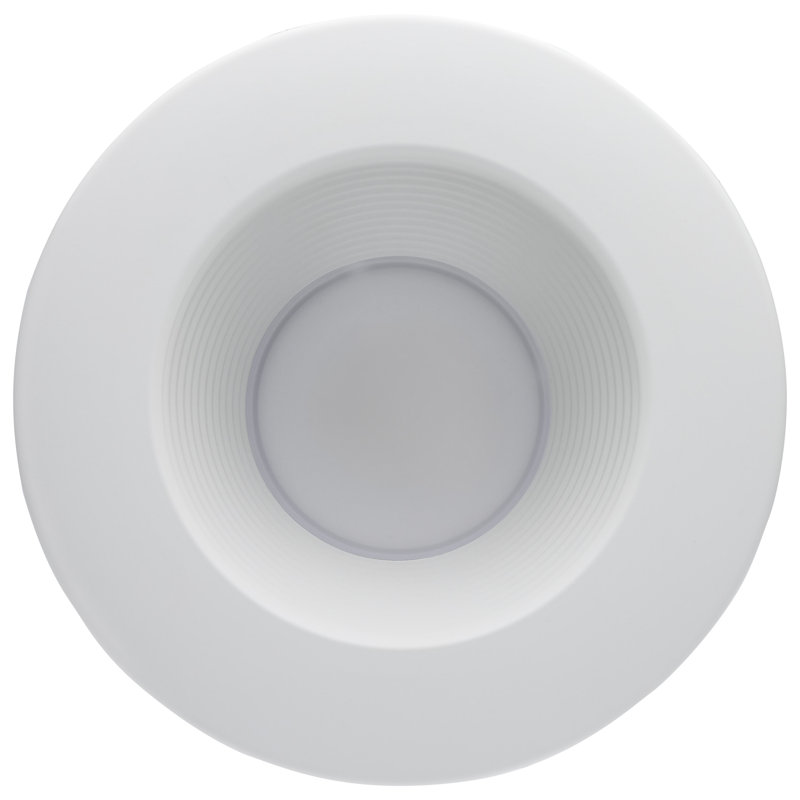 5" Round White Selectable CCT Dimmable LED Recessed Lighting Kit