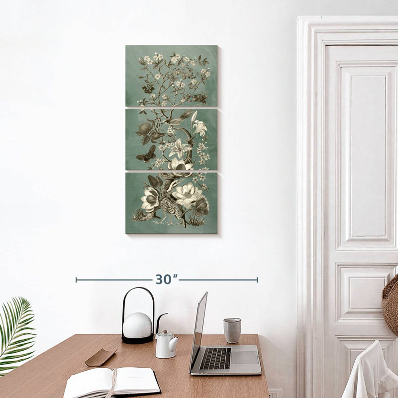 Chinoiserie Patina II, H 32 po x l 15 po