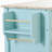 54.3 Inch Width Kitchen Island Cart with Cabinet and Drawers, 2 Locking Wheels, Adjustable Shelves-1376589830