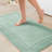1 PCS 24X60" 100% Cotton Tufted 3000 GSM Reversible Bath Rug Green-173593306-173593314