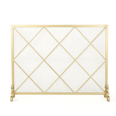 Tepper Iron Fireplace Screen
