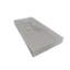 39 in. Composite Granite Sink Top in Dark Grey-89574816