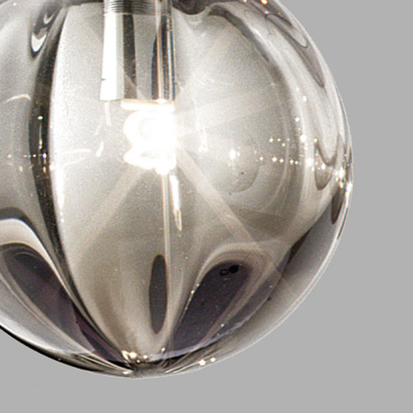 Puppet Table Lamp P Amber Transparent Matt Black 1 G9 Ul, Glossy Chrome, Smoky Transparent