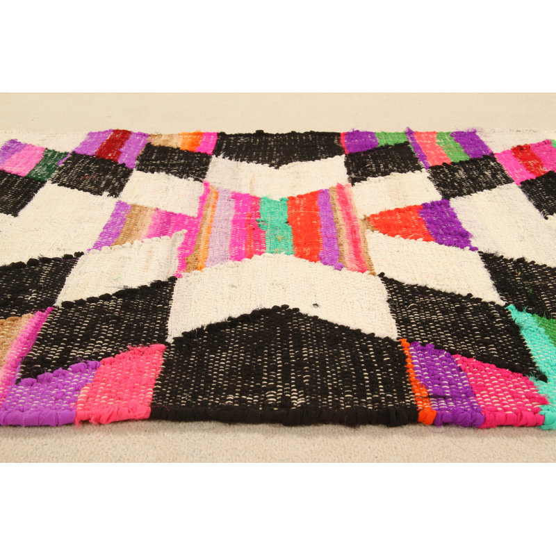 Abstract Hand Woven Area Rug, Rectangle 140 x 201cm