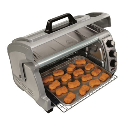 Hamilton Beach Metal Silver 6 slot Toaster Oven 9.41 in. H X 18.74 in. W X 15.24 in. D