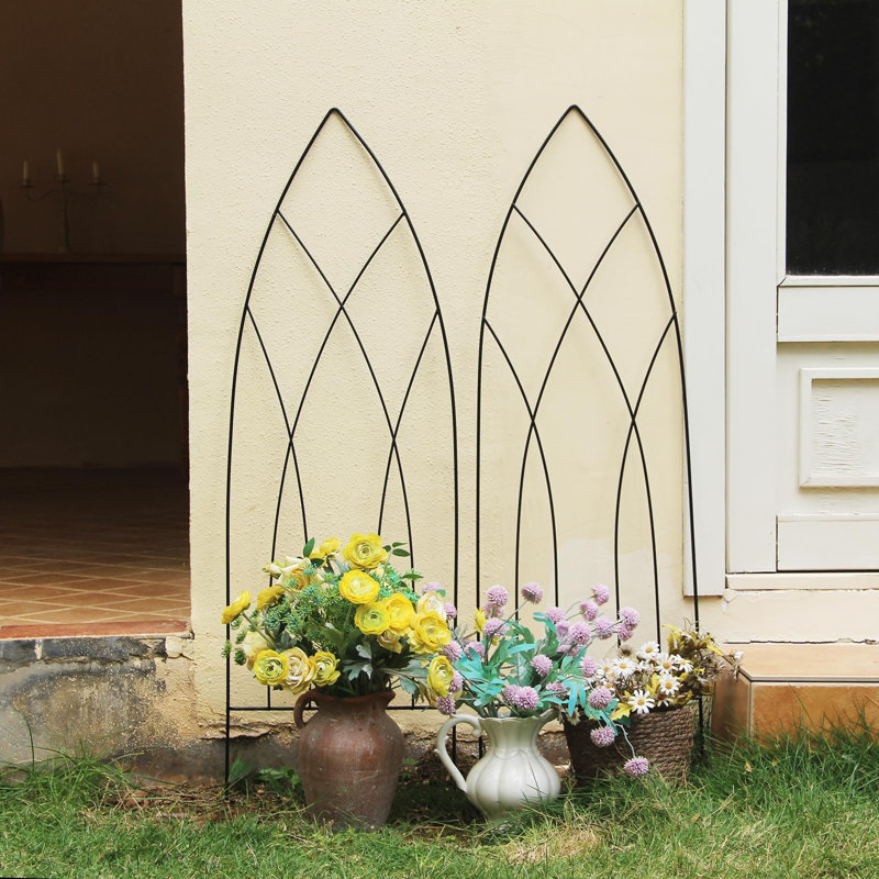 115cm H x 38cm W Metal Trellis