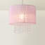 28cm H Fabric Drum Pendant Shade ( Screw On )-49258755