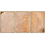 "Atural, texture de bois, anneaux éternels, art moderne, décor, chic, salon, chambre à coucher, bureau", 3 pièces-100781321-100781323